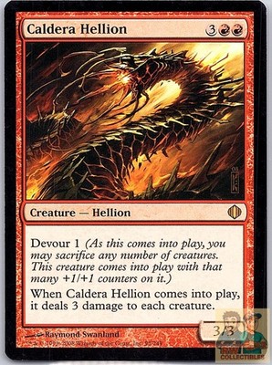 Caldera Hellion 95 Rare Shards of Alara Magic: The Gathering Lightly Played