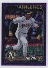 2024 Topps Update Purple Holo Foilboard 345/799 Tyler Nevin #US3 e7b