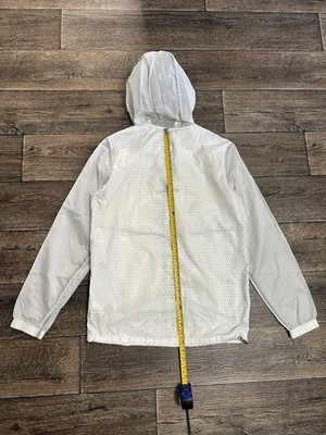 Lacoste Sport Novak Djokovic windbreaker white men full zip hooded