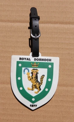 Royal Dornoch 1877 - 400 años de golf - etiqueta bolsa de golf - Imagen 1 de 4