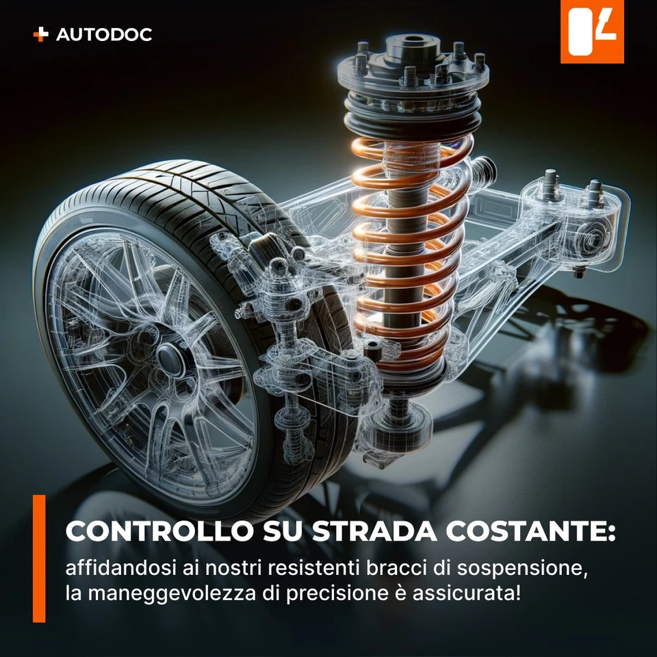 MAPCO 51874 Braccio oscillante sospensione ruota per AUDI A6 Avant (4F5, C6) - Immagine 4 di 4