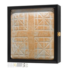 Colingmill Full Size Baseball Base Plate Display Case Black 