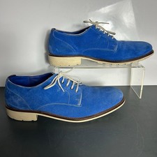 Men’s - TED BAKER (LONDON) - Lace Up Shoes - Blue  Suede - SIZE UK 8 / 42