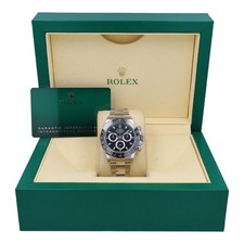 Rolex Daytona 116500 Watch Stainless Steel Black Dial Oyster 40mm w/ Box & Cert