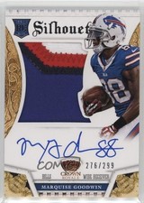 2013 Panini Crown Royale Silhouettes 276/299 Marquise Goodwin #225 Auto 18er