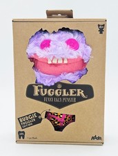 Fuggler Plush Budgie Toy Number 34 in Box Lavender and Pink