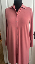 BNWT MarlaWynne Luxe Crepe Long Sleeve Shirt Dress  Rouge Size XS