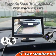 5-Inch HD Dual Mounting Brackets Monitor and Backup Camera Kit Color LCD Display