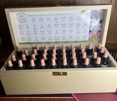 Crystal Herbs Flower, Gem & Crystal Essences: 36 Unopened Bottles(10mL each) Box