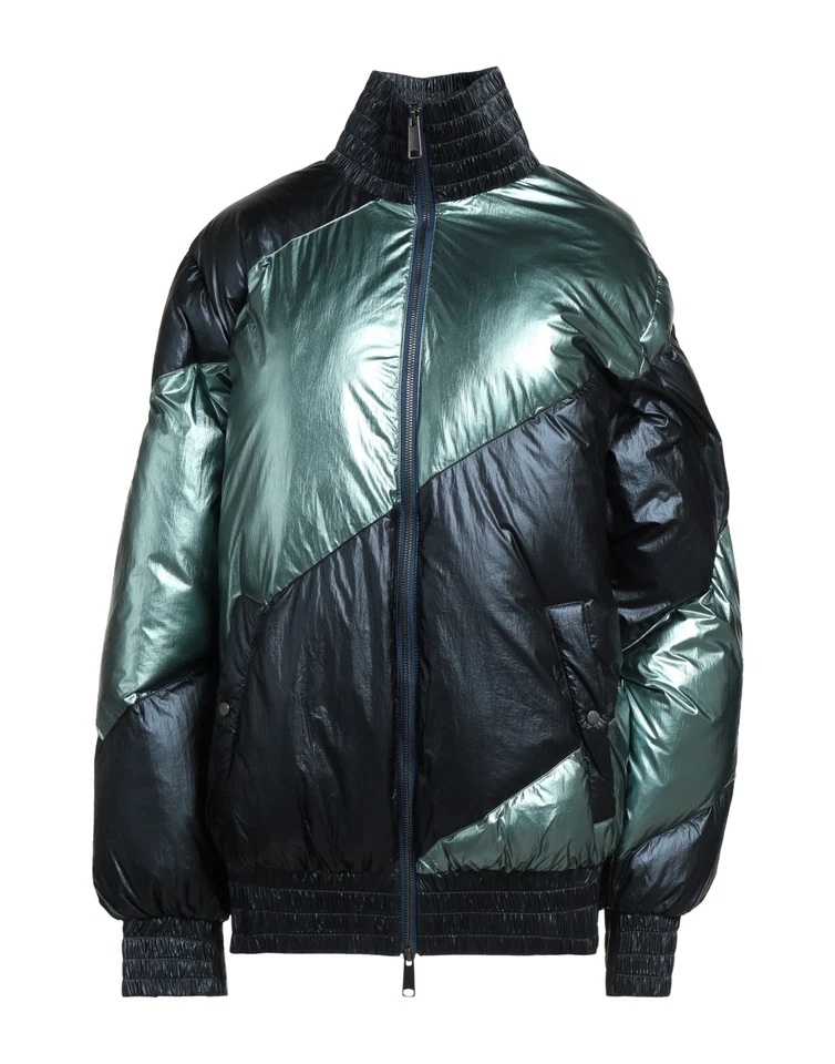 RRP€619 HOUSE OF HOLLAND Oversized Puffer Jacket Size 1 S Partial Down Padding - Image 3 of 4