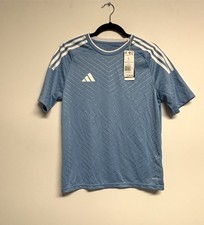 Adidas Campeon 23 Youth L 13-14 Years Old Soccer Jersey Light Blue White