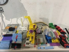 Bundle Lot Of Random Rokenbok Parts and Accessories Over 120 Pieces