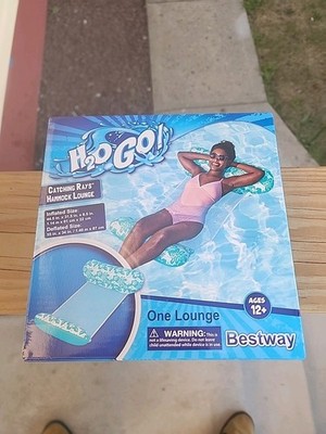 H2O GO Catching Rays Hammock Lounge Pool Float New in Box A 4 Pack 