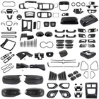 Carbon Fiber Center Console Accessories Door Bezel Trims for Dodge Charger 2015+