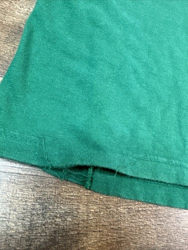 Vintage Adidas Striped V Neck T-Shirt Size Adult XL Green White Preowned Tee - Picture 16 of 17