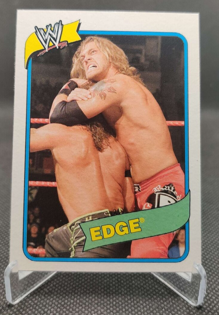 2007 Topps Heritage III WWE #7 Edge wrestling card