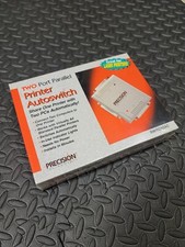 NEW Precision Instruments Two Port Parallel Printer Autoswitch Gray SWITCH2AC