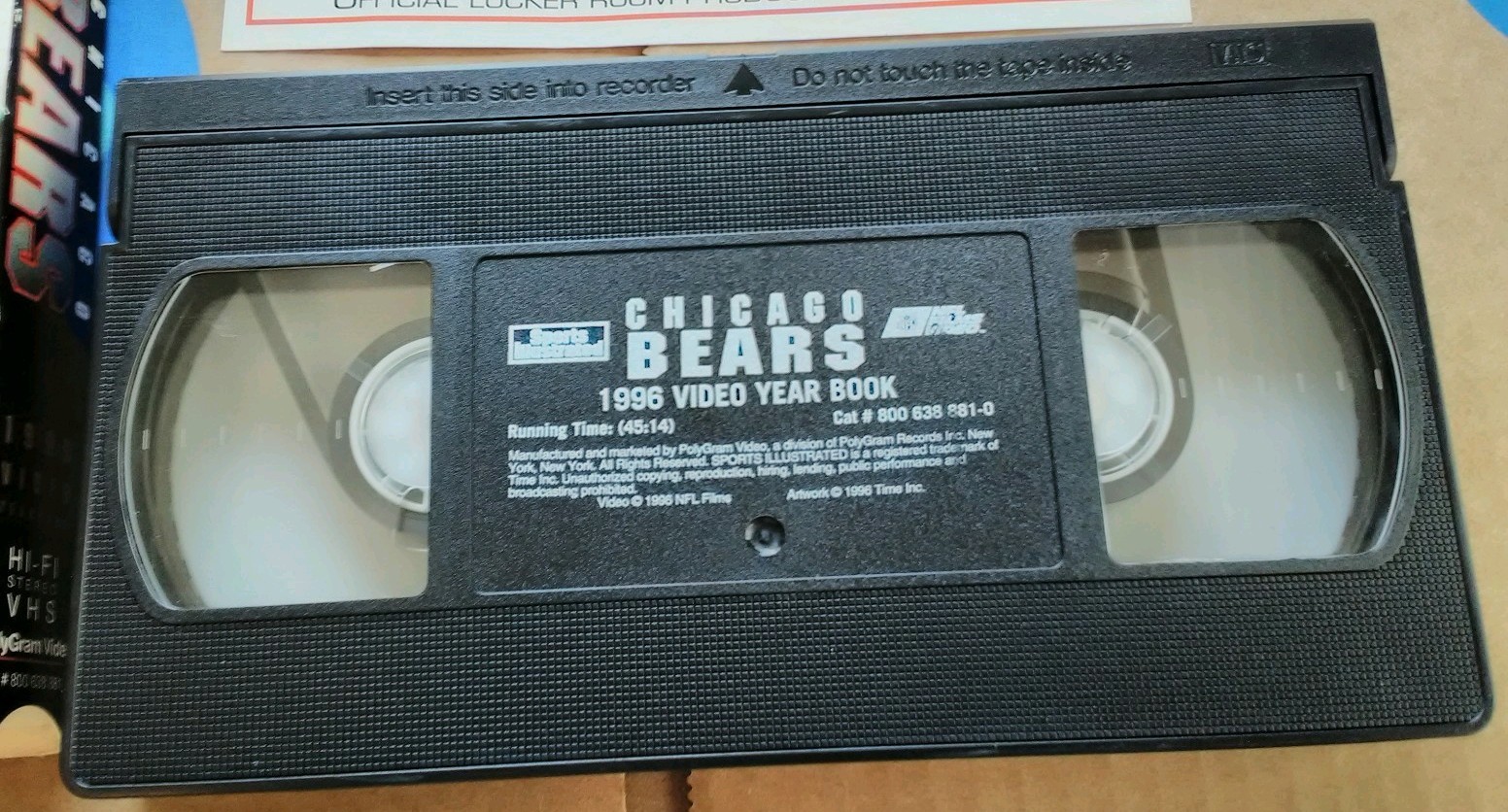 Vintage 1996 NFL Films Sports Illustrated Chicago Bears Video Yearbook