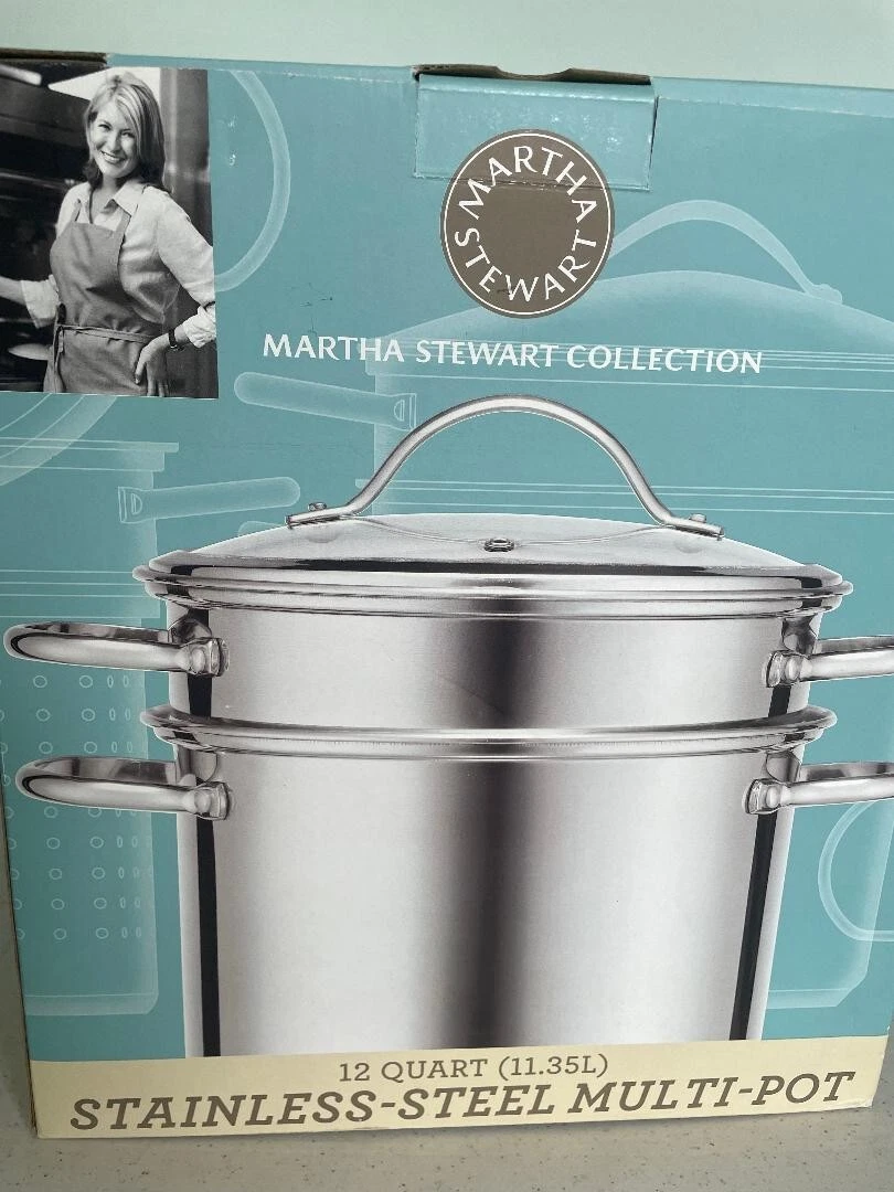 Stainless Steel Multi-Pot With Steamer Insert, 12 Qt