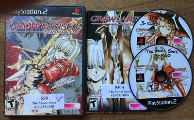 GROWLANSER GENERATIONS PlayStation 2 PS2 disc, case  and manual
