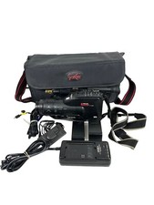 Minolta Master Series C538 Camcorder w/ 2 Batteries, Charger, Bag Powers On
