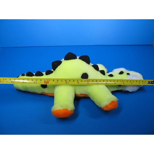 BJ Toys neongrünes Plüsch-Dinosaurierspielzeug mit schwarzen Punkten 15 Zoll - Bild 9 von 10