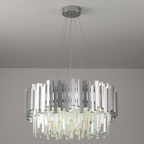 Modern Kronleuchter Kristall Leuchte,Für Wohnzimmer 55cm,Kristall Deckenleuchte - Bild 10 von 10