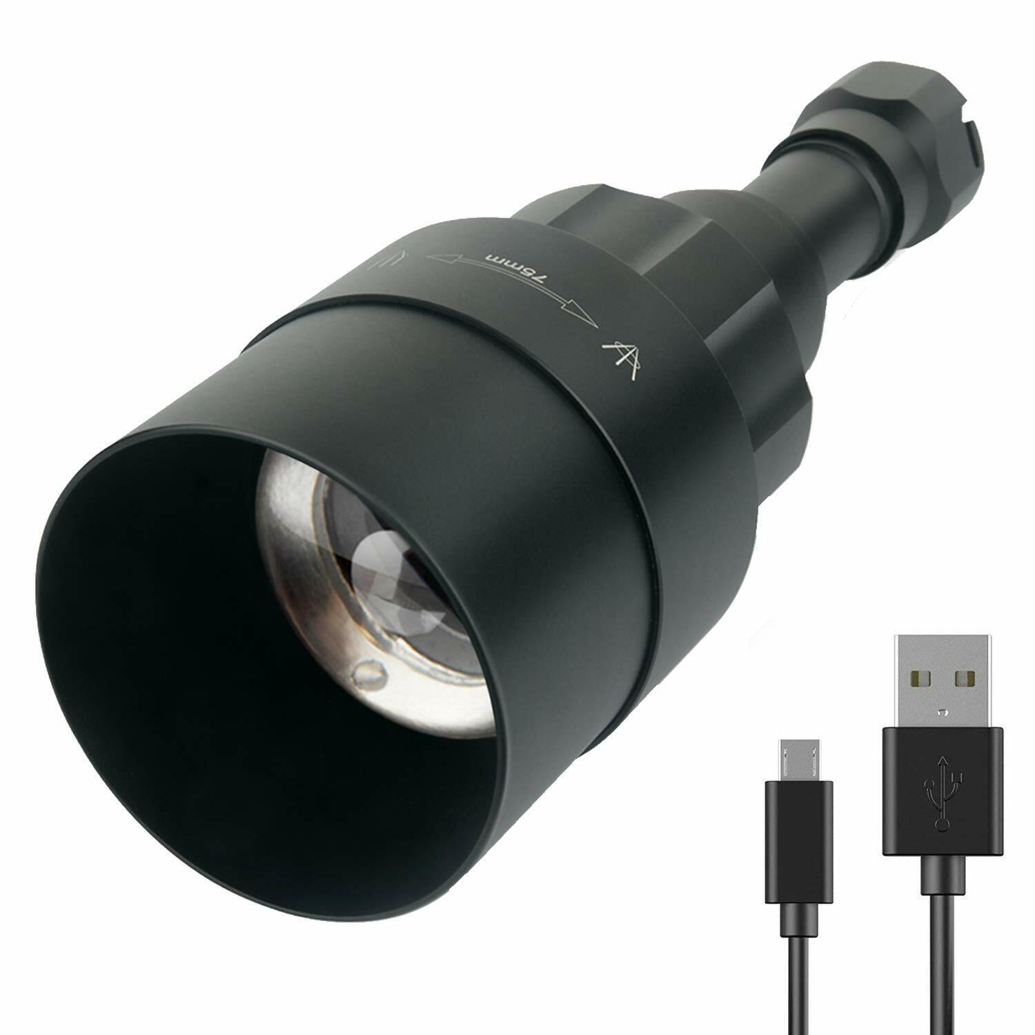 UniqueFire 1605 USB Rechargeable 850nm 940nm IR NV Night Vision Hunting Torch - Picture 13 of 48