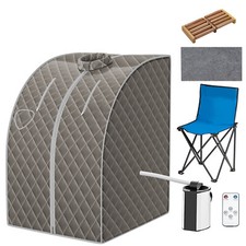 3L Mobile Dampfsauna Heimsauna Wärmekabine Saunakabine Zuhause 1000W mit Sitz