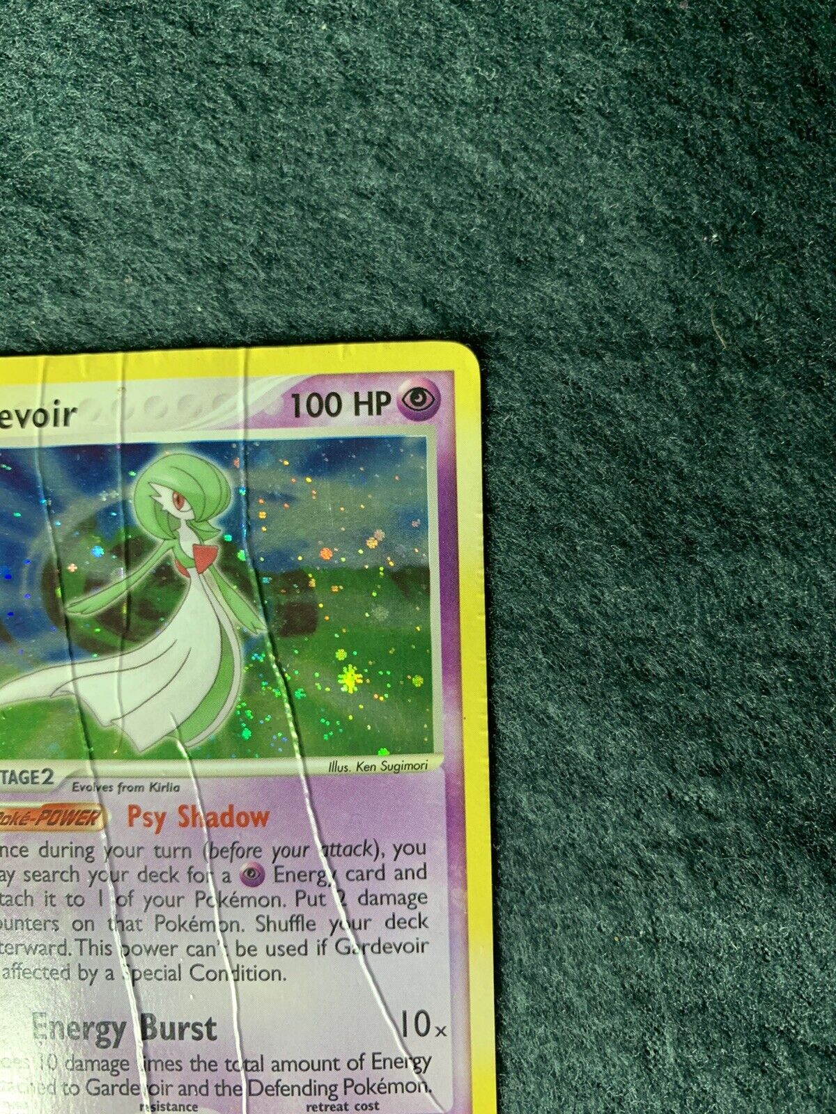 Card Pokemon Gardevoir Shiny 109 raro brilhante carta