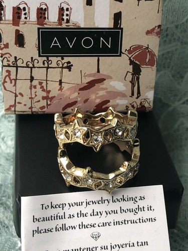 AVON Celestial Spirits Stacking Stars Ring Größe 6 Neu im Karton - Bild 12 von 12