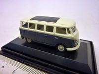 25560 Schuco 1:87 Vw T1 Samba Bus Blau Weiß