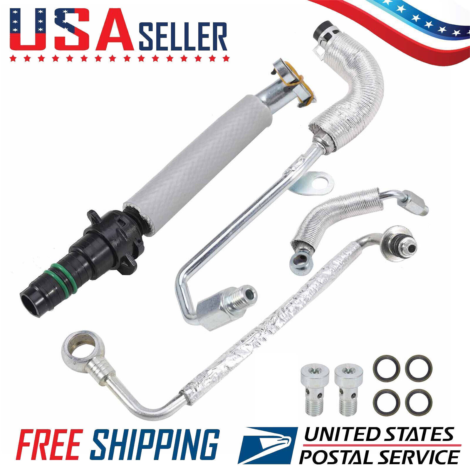 Turbo Charger Coolant Return Hose Line For Chevy Cruze Sonic Buick 1.4L 55567067