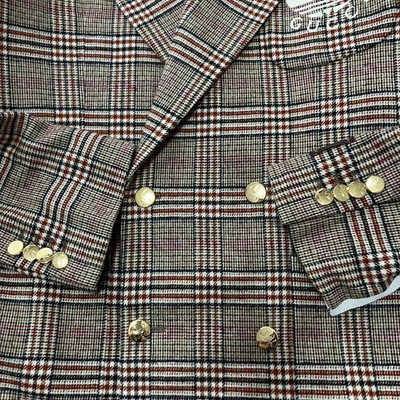 GUCCI x adidas Setup double suit Jacket Slacks Check Beige