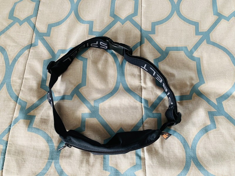 SPIbelt Pocket Black Running Belt Fanny Pack Brand New 