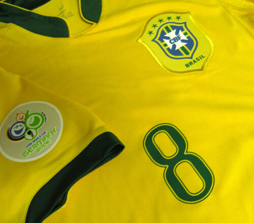 2006 Brazil Home S/S No.8 KAKA 06 World Cup CBF jersey shirt BNWT