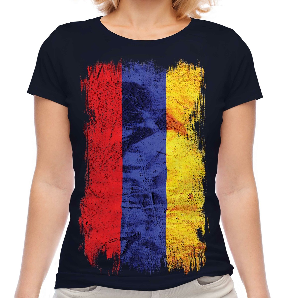Armenian Flag T-Shirt In Vintage Grungy Retro Style Armenian Flag T-Shirt In Vintage Grungy Retro Style