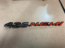 New For Mopar 1971 B-body Dodge Charger 426 Hemi Hood Nameplate