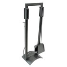 Pleasant Hearth Fireplace Accessories Orion 5-Piece Fireplace Heavy-Duty Stand