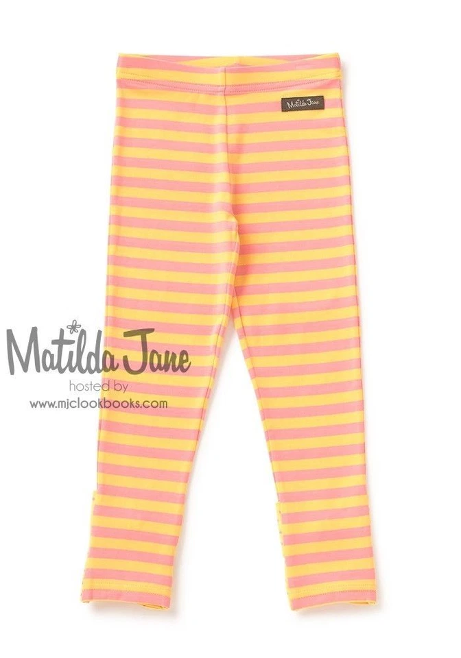MATILDA JANE The Adventure Begins Ready To Go Leggings Pants Girls Size 10 NWT - Image 3 of 3