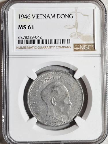 Vietnam 1 Dong 1946 NGC MS 61