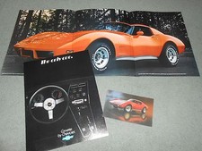 1977 Chevrolet Corvette Nos Brochure Original 77 Vette Postcard 2 For 1 Deal