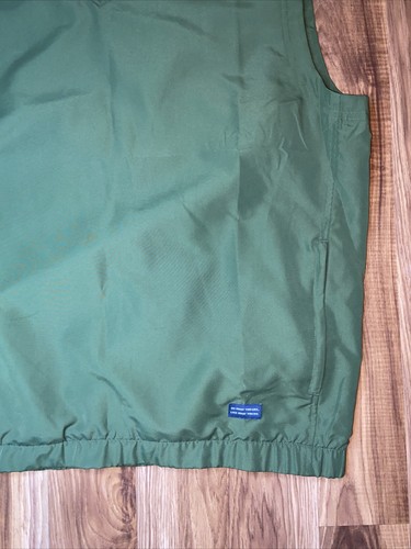 Life is Good Mens Large Golf Vest - Green - Sleeveless V-Neck Lined b1 - Picture 5 of 11