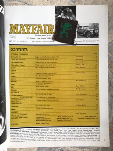 MAYFAIR Vol 12 No 10 October 1977 VGC - Picture 2 of 4