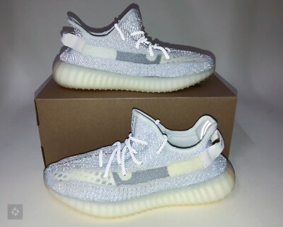 Adidas Yeezy Boost 350 V2 Static Reflective 2018 Shoes Men's Size 10 (EF2367)