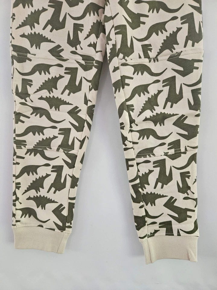 NUEVO CON ETIQUETAS PANTALONES DEPORTIVOS HANNA DIFFERENTSON BIG DINOS AVENA LIGERA AJUSTADOS DOBLE RODILLA 140 10 Foto 4 de 4