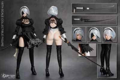 PLAYTOY 1/6 2B ニーアオートマタ 眼球可動 アクションドール PLAYTOY】 1/6 2B ニーアオートマタ 眼球可動 アクションドール