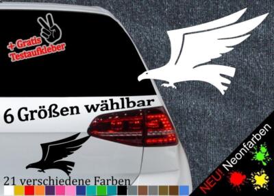 Adler Aufkleber -6 Größen 21 Farben- Tribal Aquila Adelaar Eagle König der Lüfte