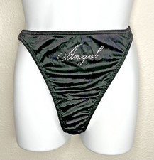 NWOT Y2K Victoria's Secret Second SKin Satin Thong RARE ANGEL Dated 07/02