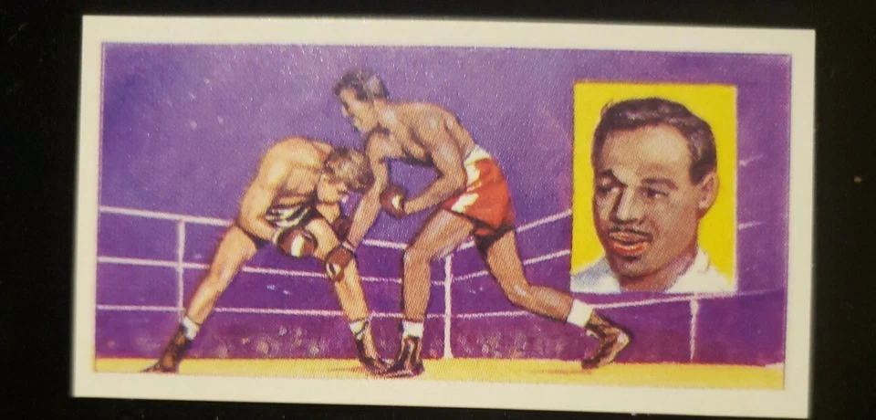 SUGAR RAY ROBINSON 1959 TOP FLIGH STAR ROOKIE RC #11 will grade 8 or 9 maybe 10 - Image 3 of 4